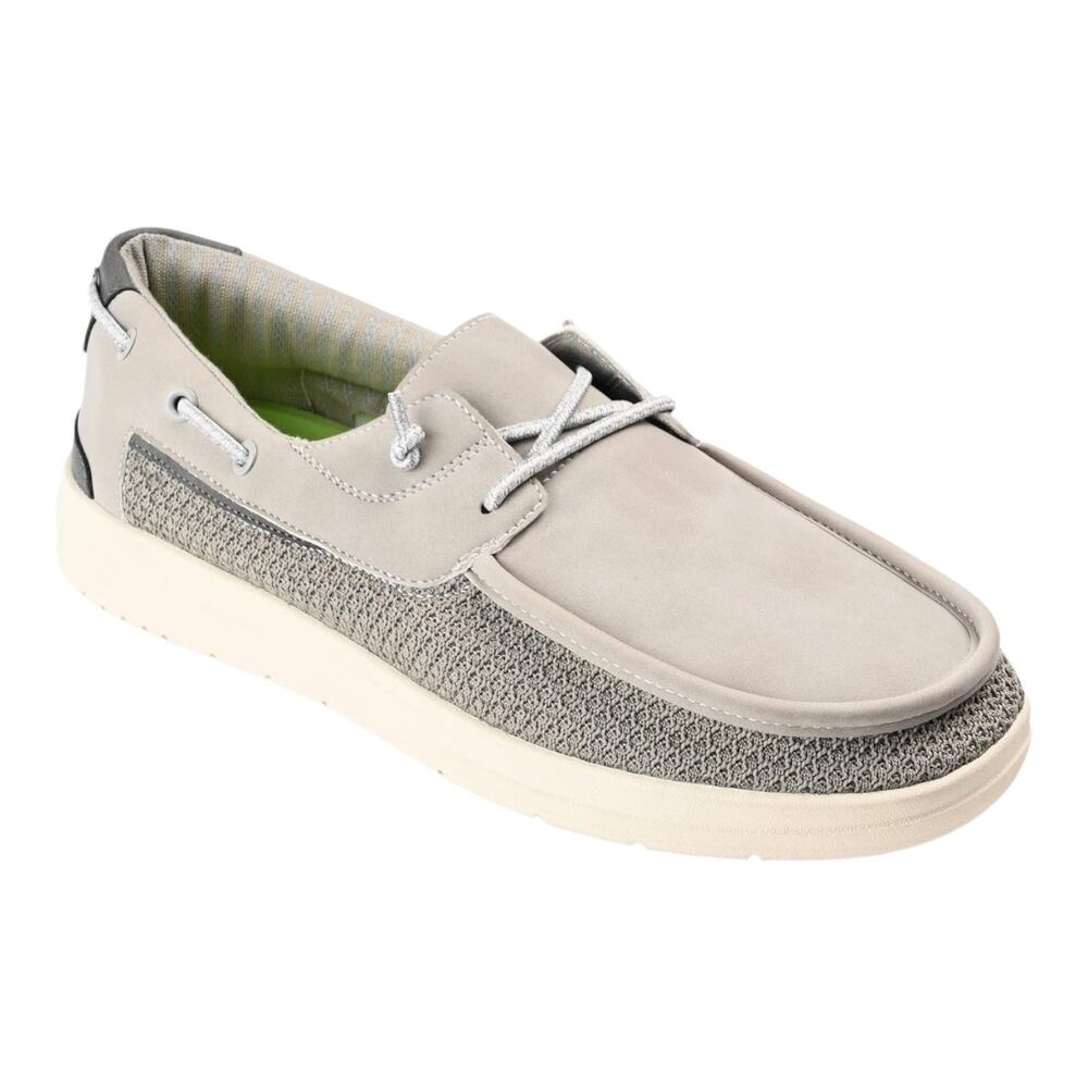 Vance Co Men's Carlton Casual Slip On Boat Shoe Sneakers Gray Size 10 1/2